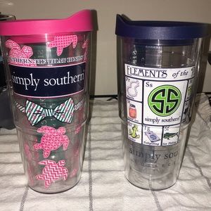 Simply Southern Tervis cups set of 2
